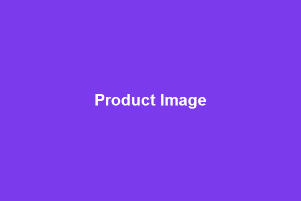 Product widget placeholder with purple background